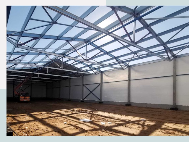 Строительство сенохранилищ в Ирбите