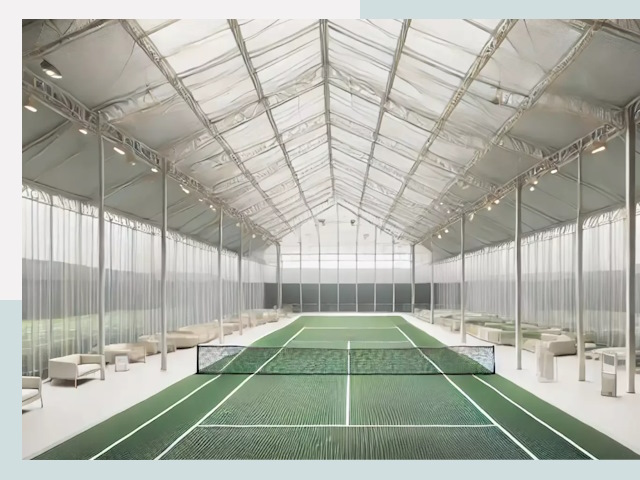 Строительство теннисных кортов в Ирбите