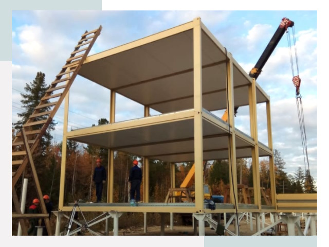 Строительство модульных здания Ирбит