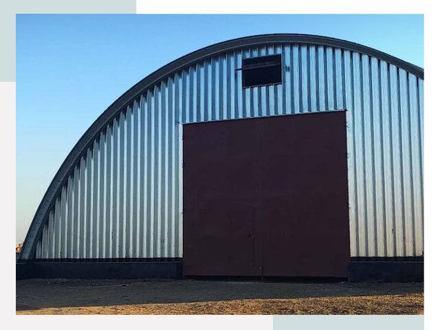 Бескаркасные ангары в Ирбите
