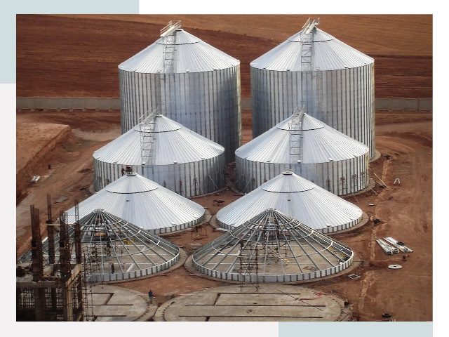 Строительство зерновых силосов в Ирбите