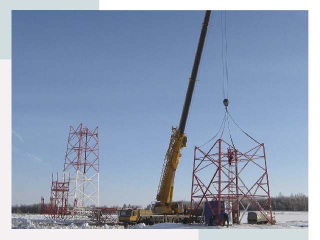 Монтаж вышек связи в Ирбите