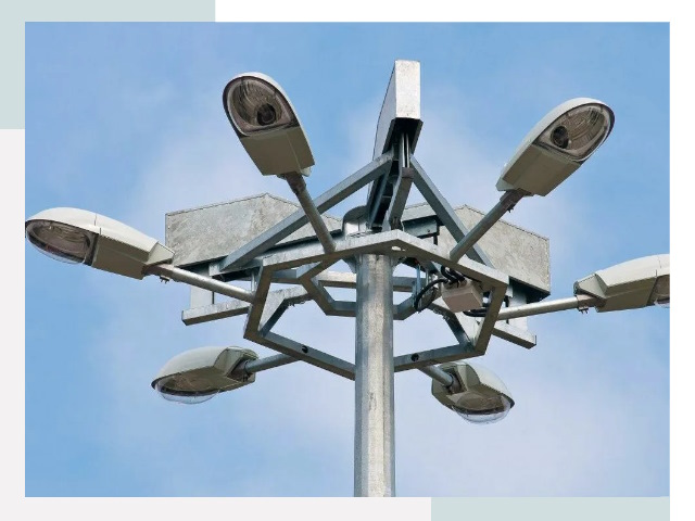 Монтаж осветительных мачт в Ирбите