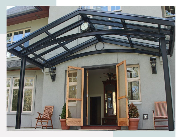 Козырьки металлические в Ирбите