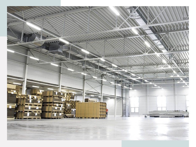 Освещение ангаров в Ирбите