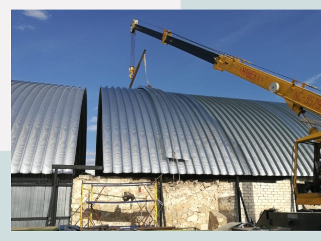 Реконструкция ангаров в Ирбите от 660 руб.