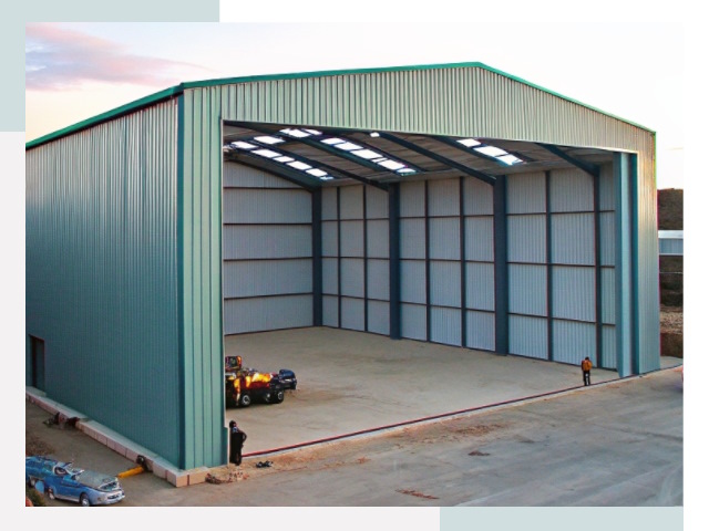 Строительство ангаров в Ирбите